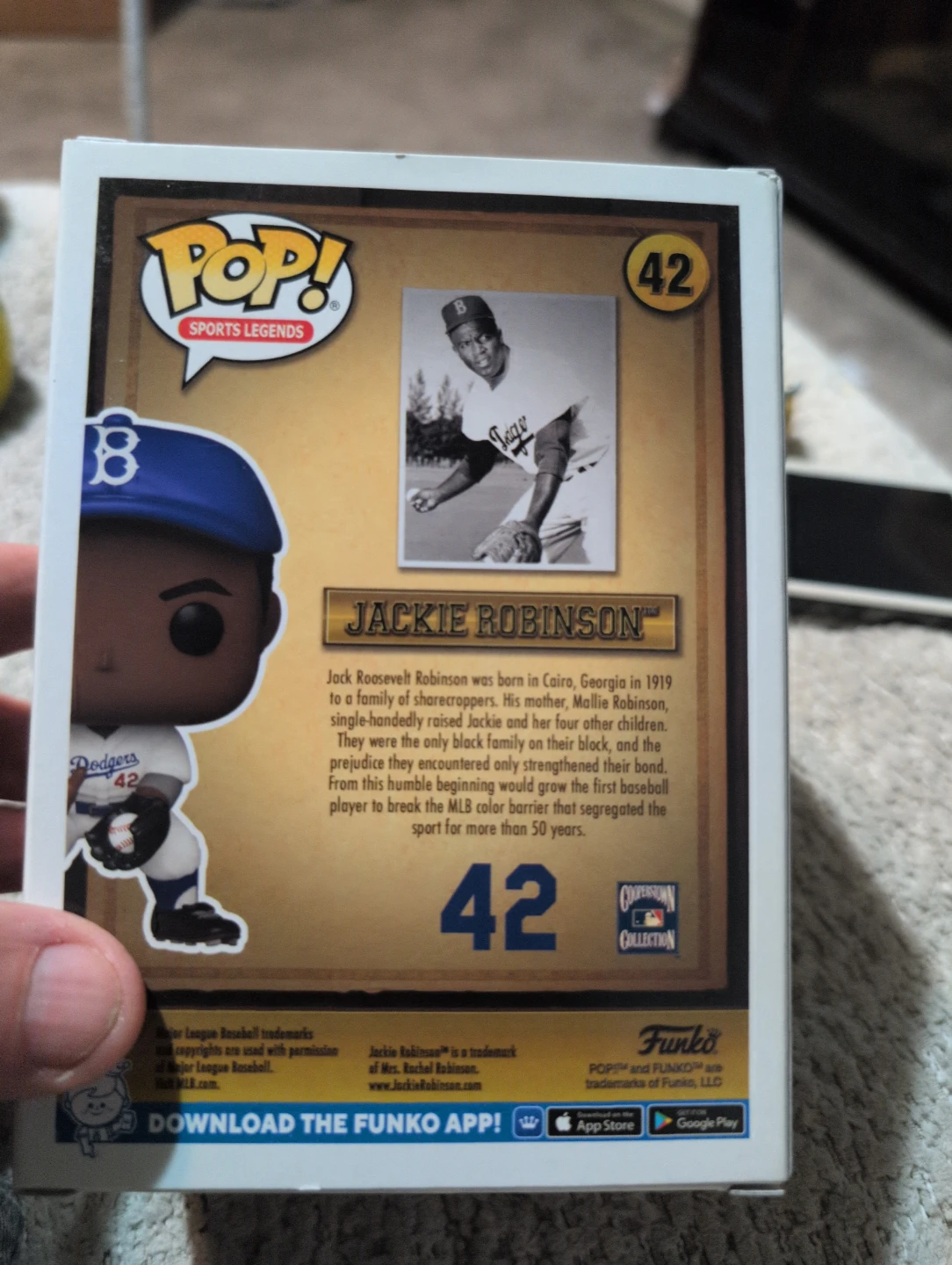 Funko Pop! Jackie Robinson #42 Chase Edition Dodgers - photo 2