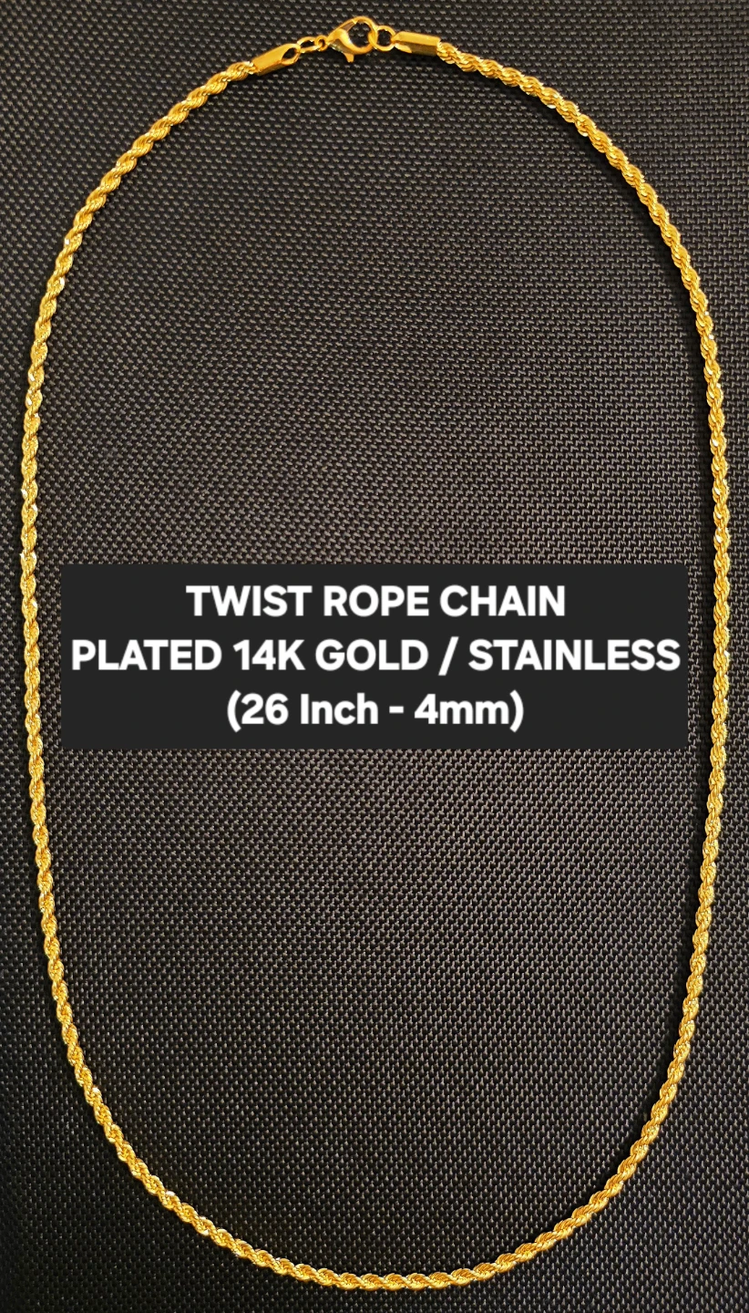 TWIST ROPE NECKLACE