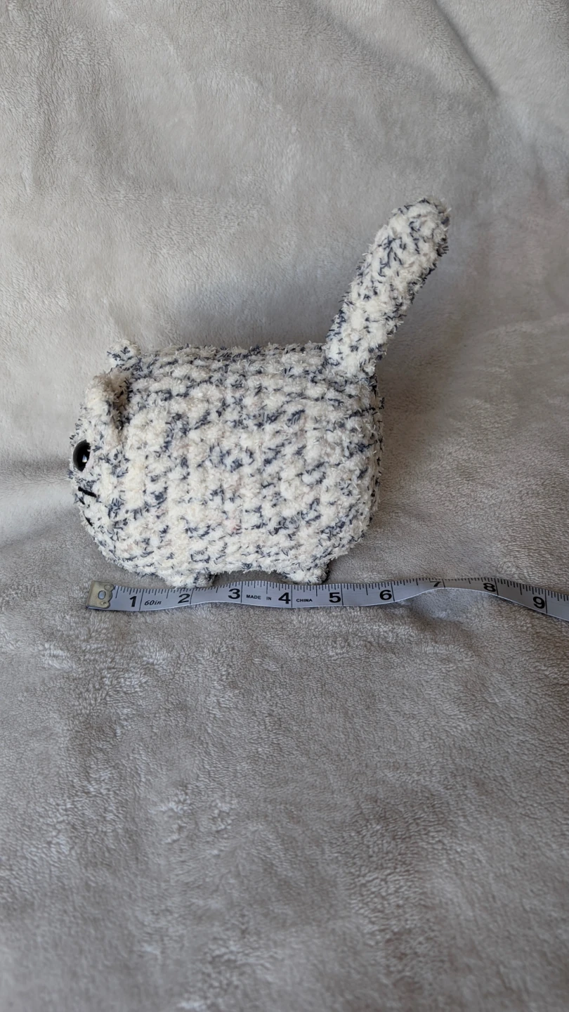 Speckled Cat plushie handmade - photo 3