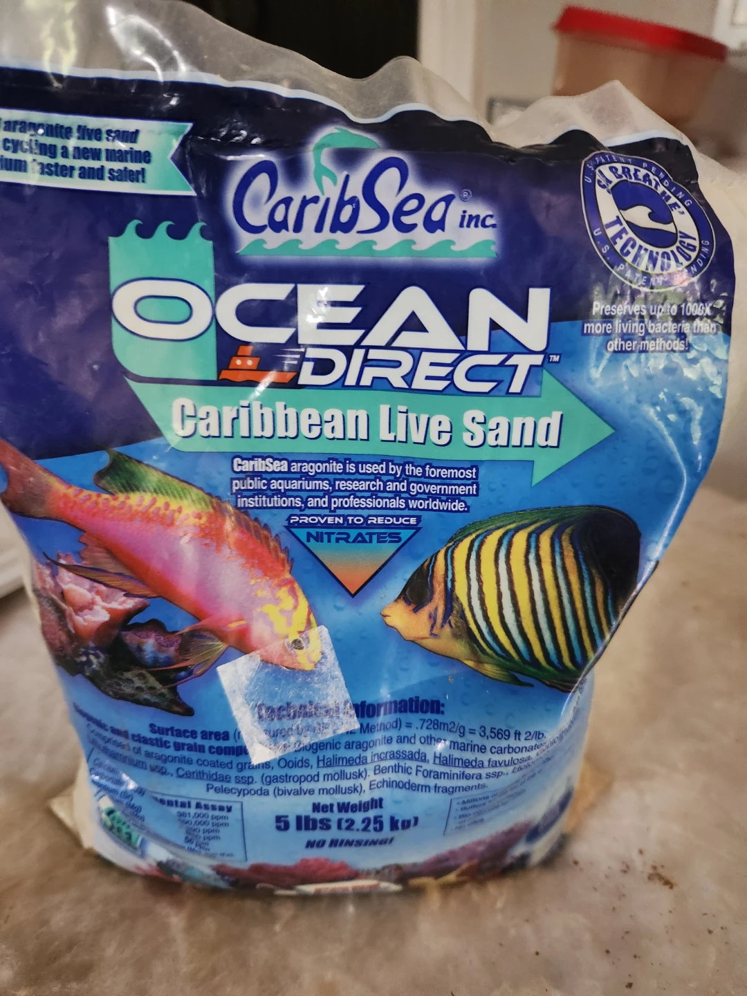 CaribSea Ocean Direct Caribbean Live Sand