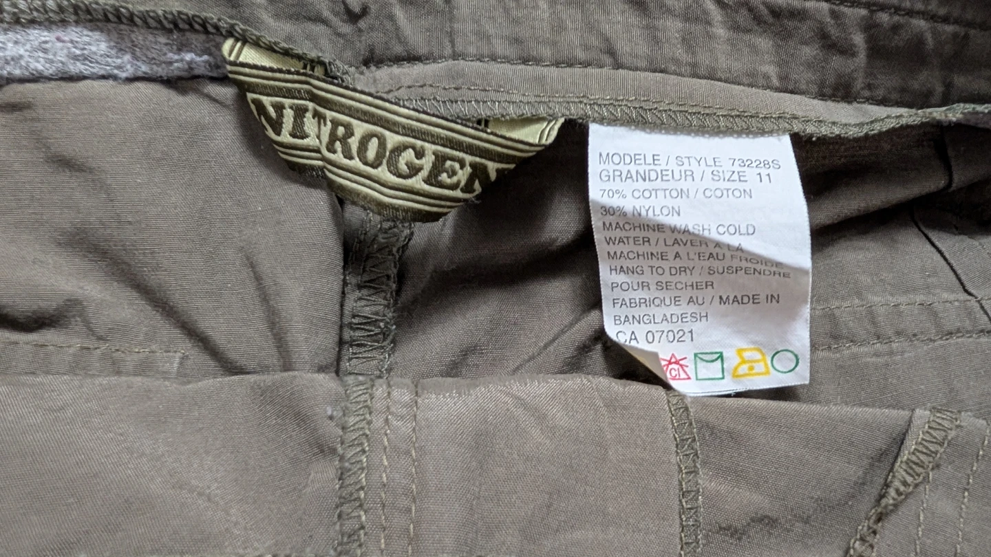 Nitrogen Women's Cargo Shorts Size 11 - photo 2