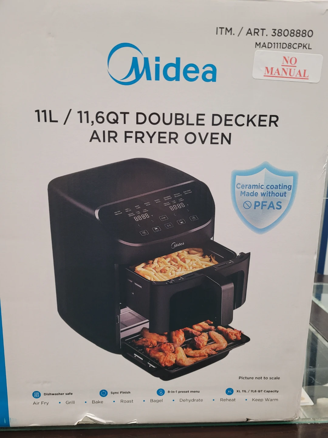 Midea 11L Double Decker Air Fryer Oven - photo 2