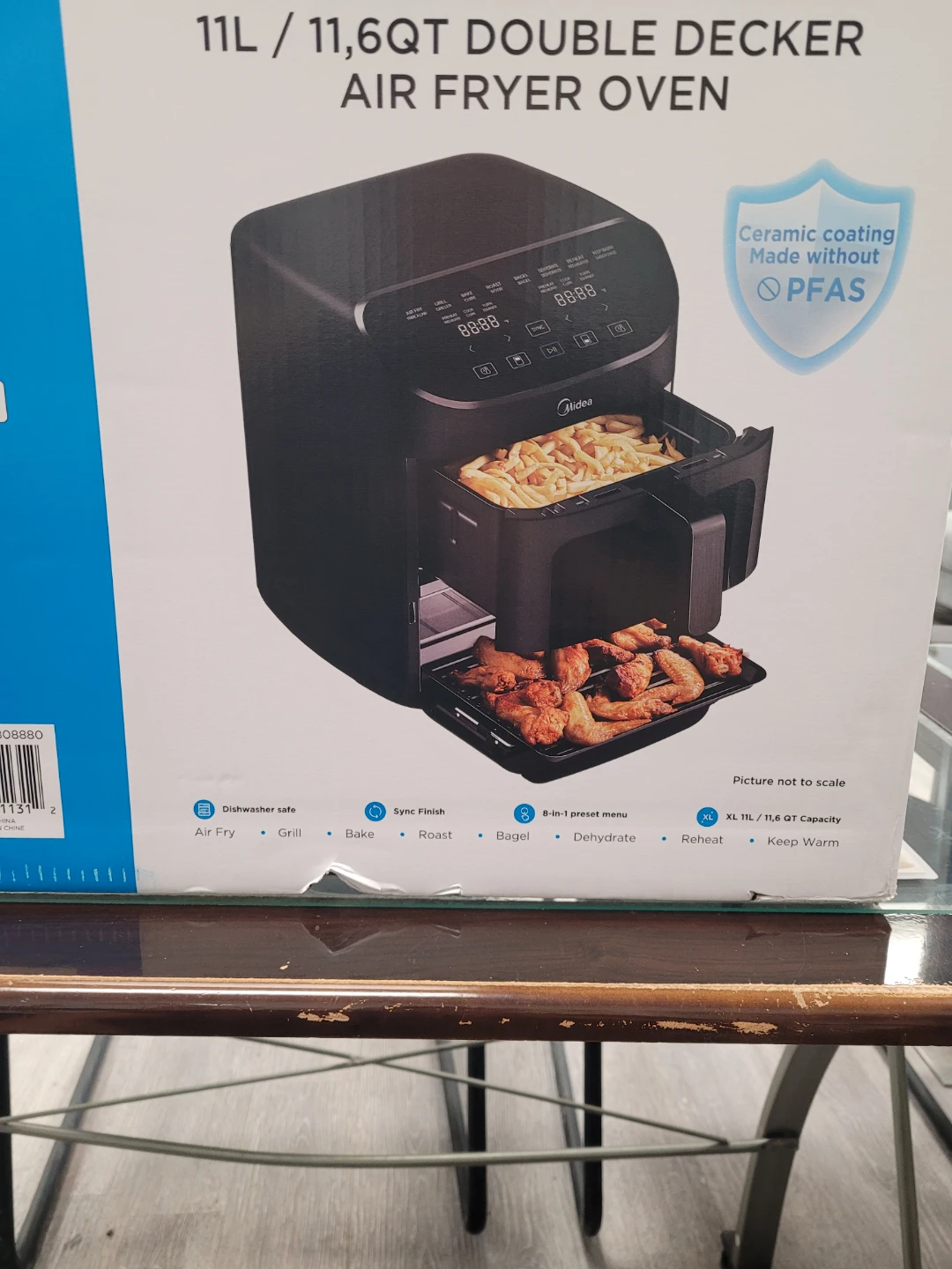Midea 11L Double Decker Air Fryer Oven - photo 3