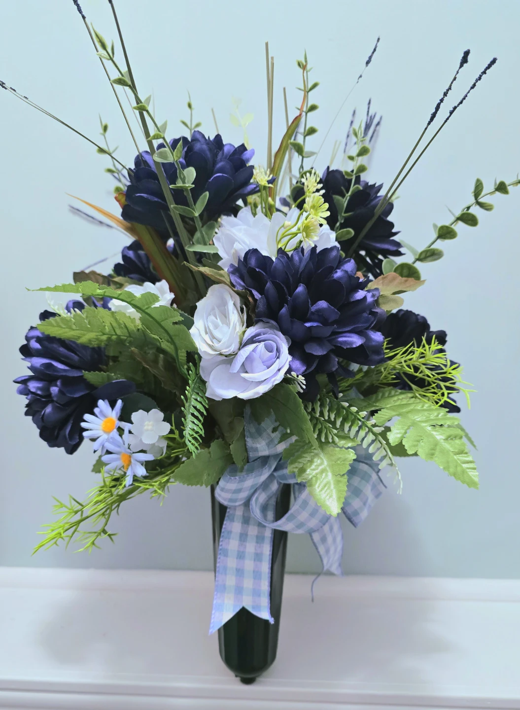 Artificial Floral cemetery vase - photo 2