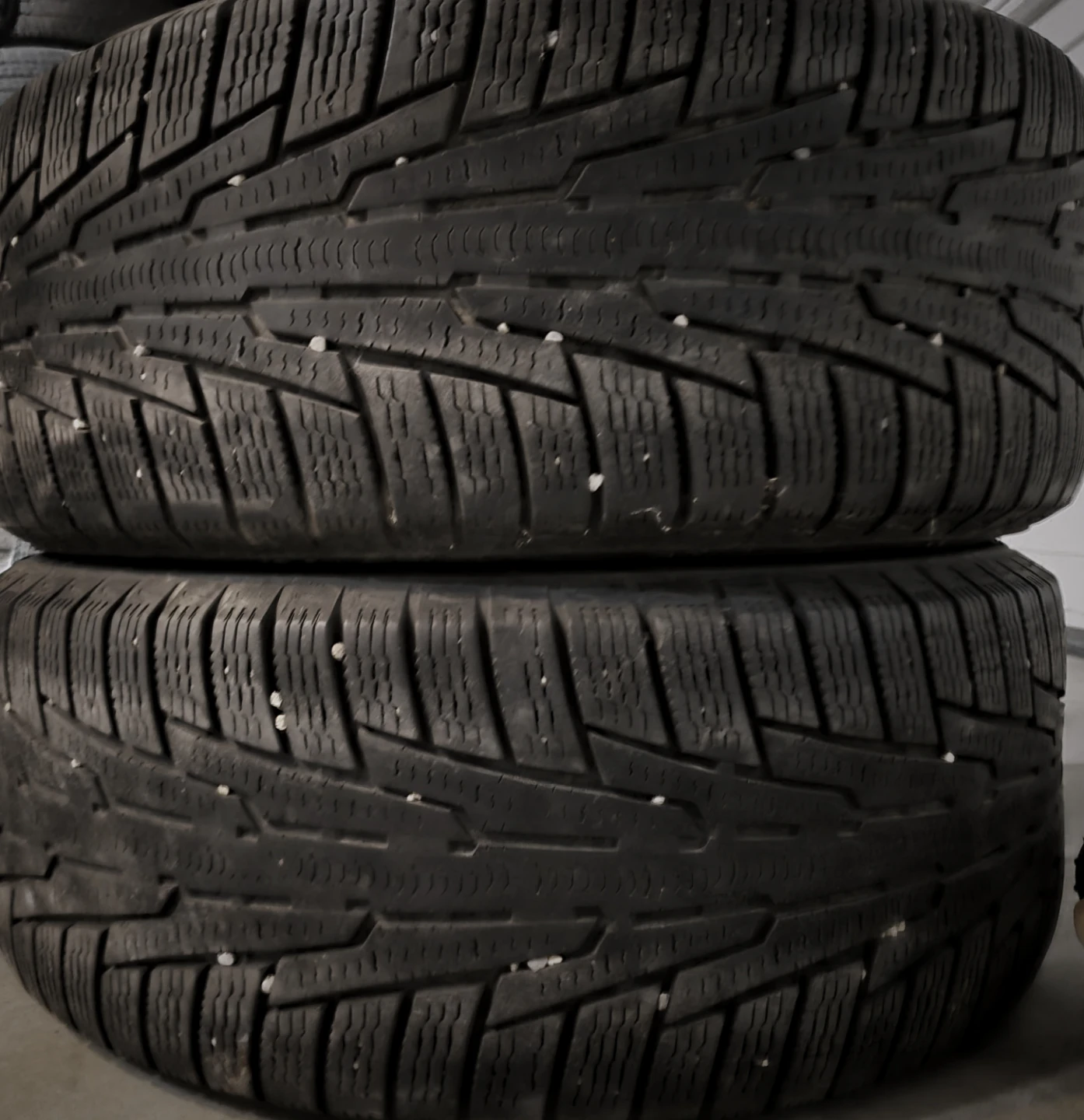 Pair of 2 Nokian Tires Plus Rims Size 225 55 R16 M+S *DEAL*