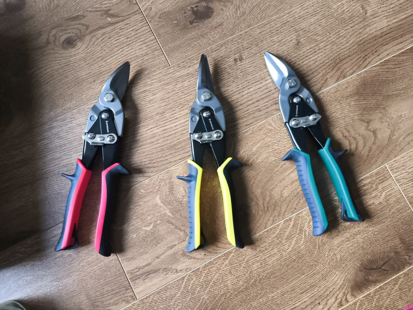 3PC Aviation Snip Set | CR-MO Heavy Duty Metal Shears