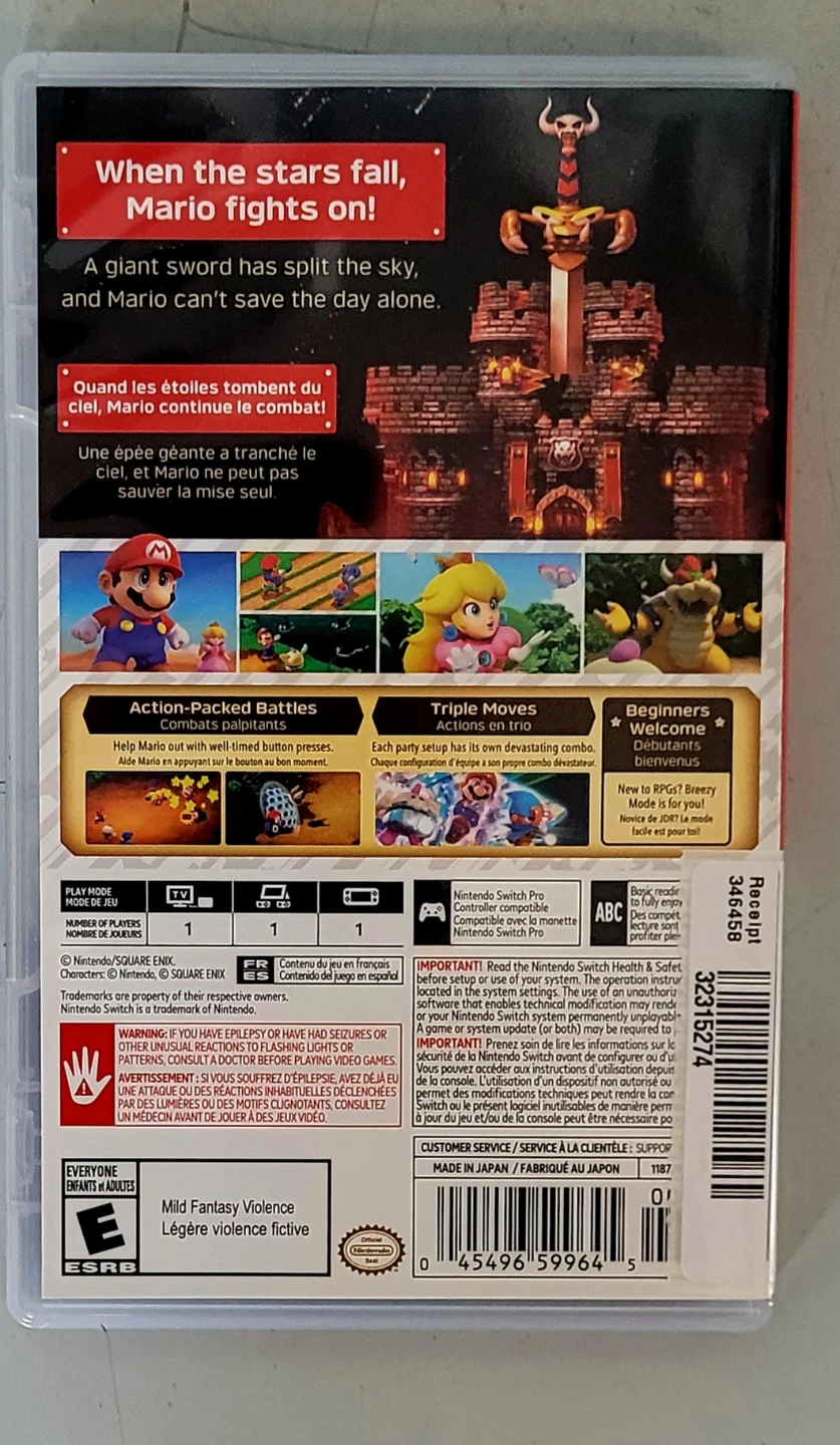 Nintendo Switch Super Mario RPG Game (32315274) - photo 2