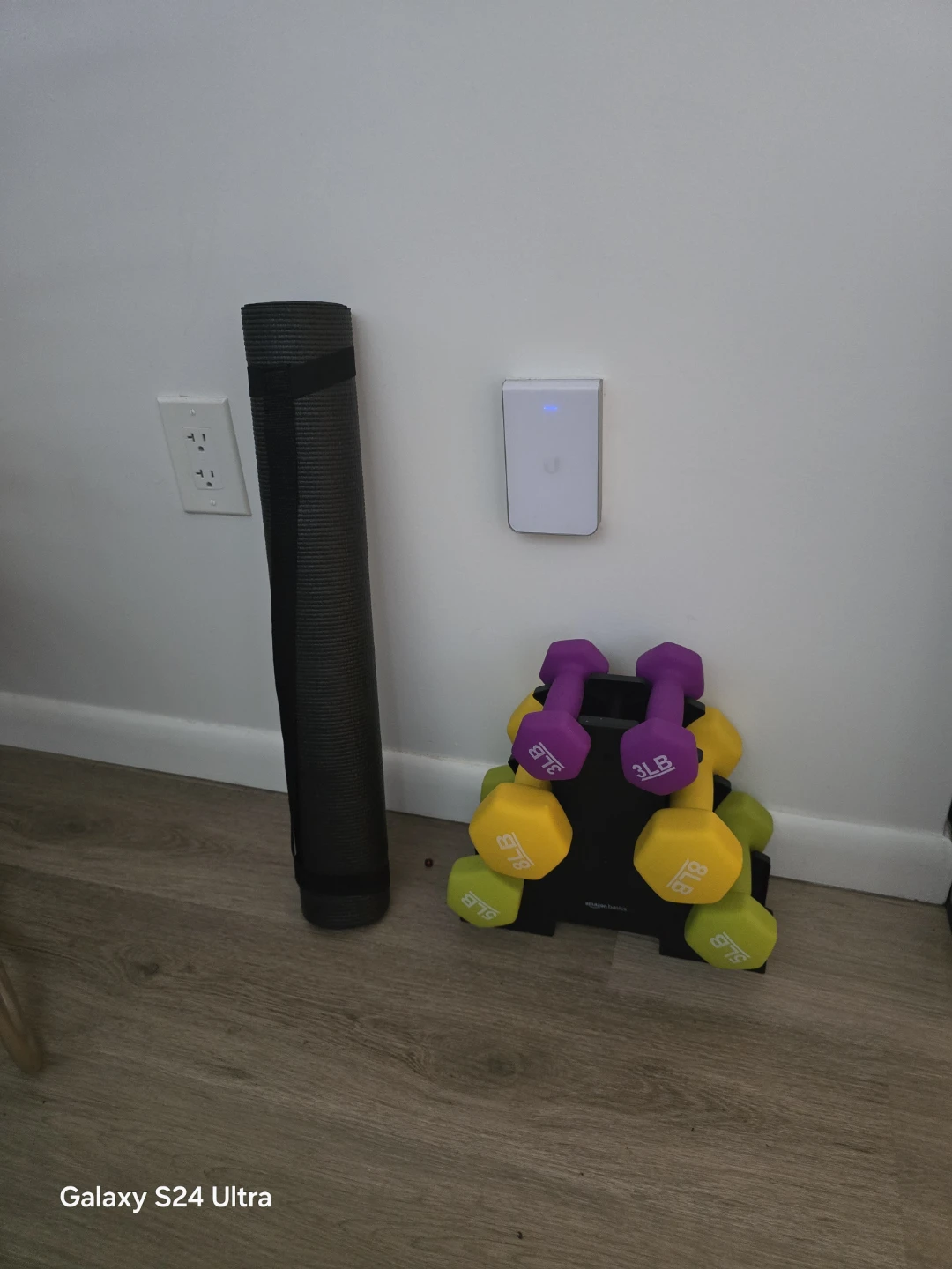 Set of Dumbbells with Rack and Yoga Mat - photo 2