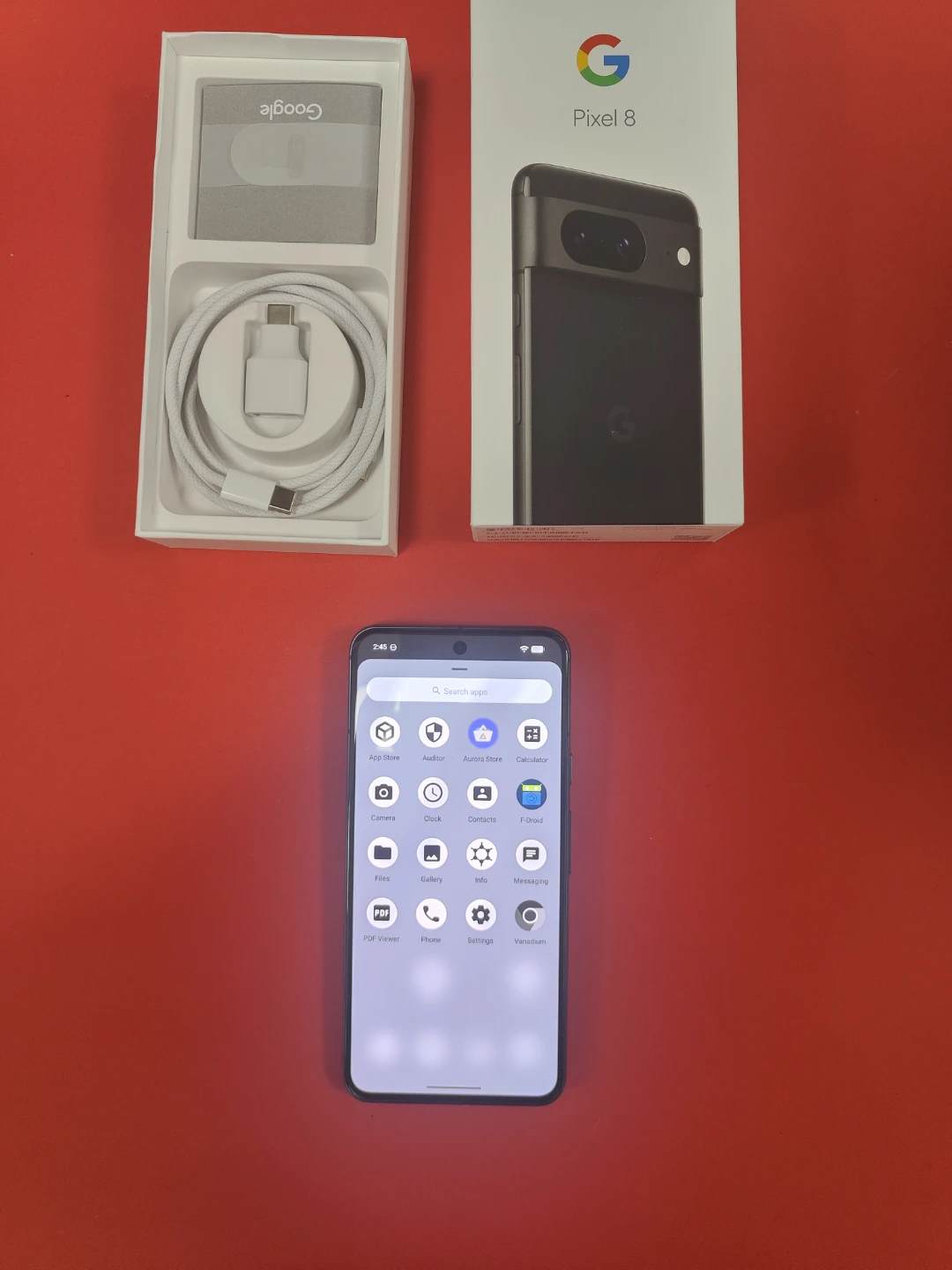 Degoogled Graphene OS Google Pixel 8