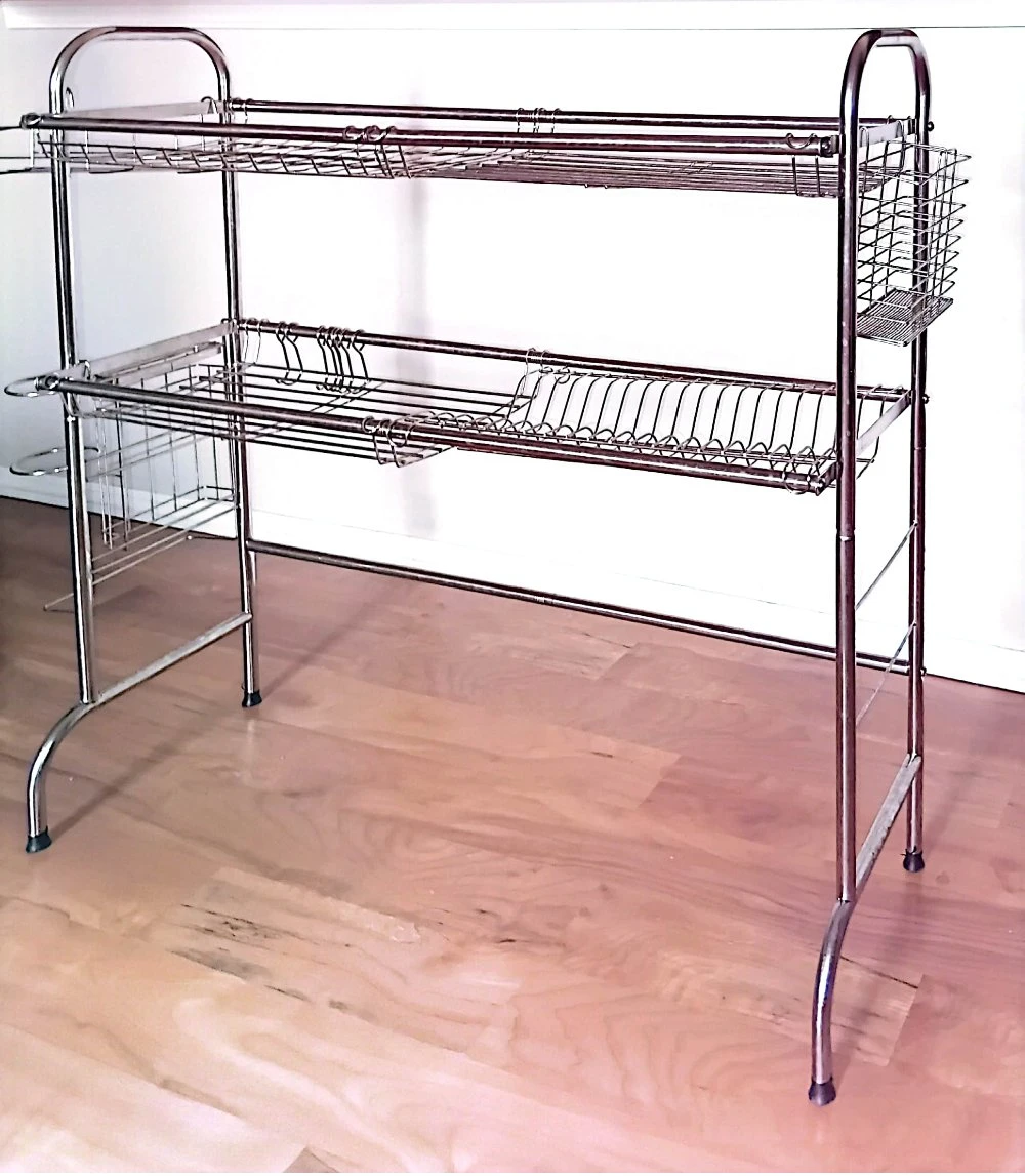 Amazon Basics 2-Tier Over the Sink Dish Drying Rack - photo 2