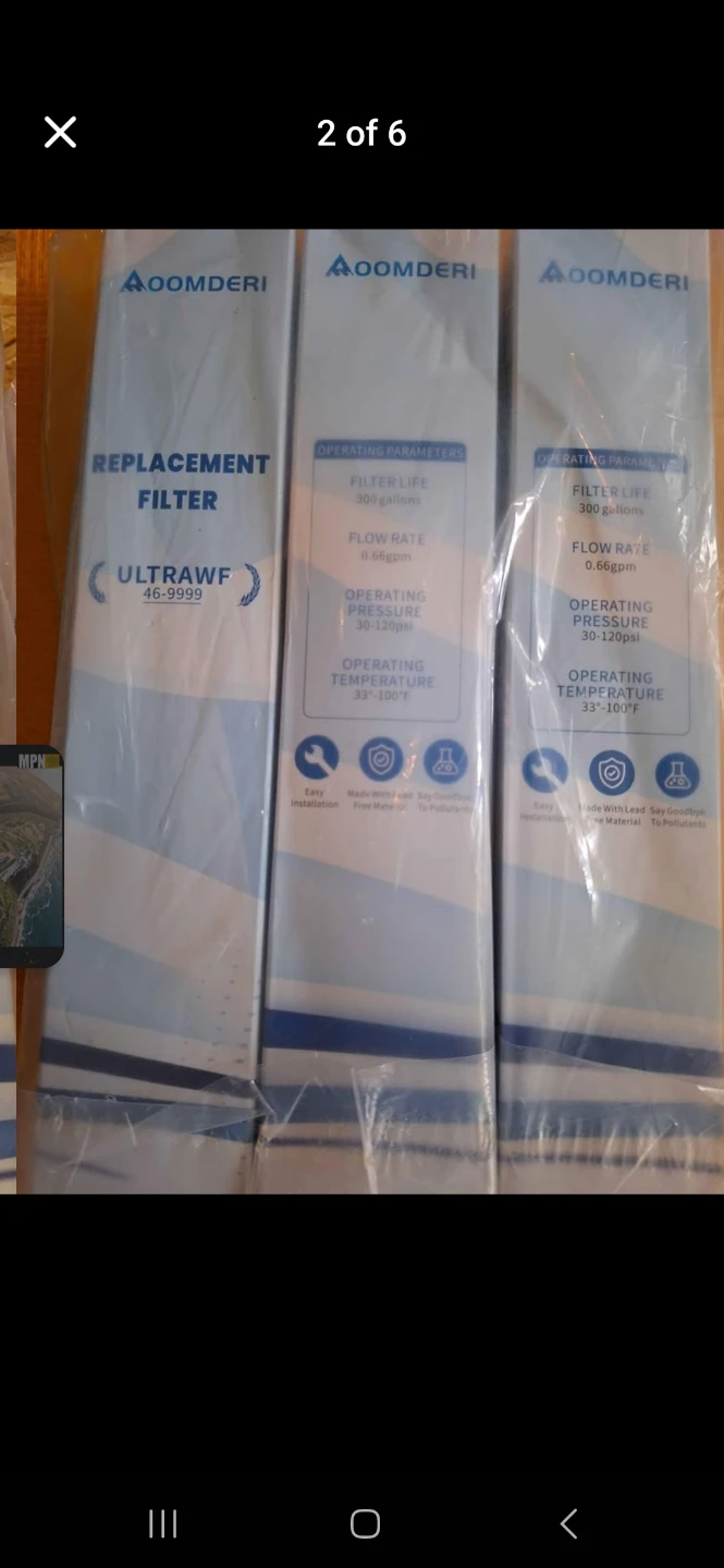Aoomderi ULTRAWF Filter Compatible 46-9999 Frigidaire, Kenmore - photo 2