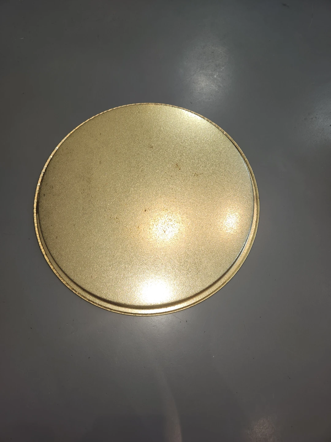 Round Decorative Tray with Oranges & Blossoms - photo 2