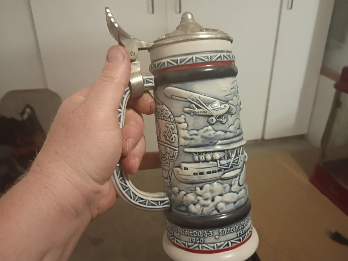 AVON "Silver Cub J-3" "Sitzh" 1931 Stein