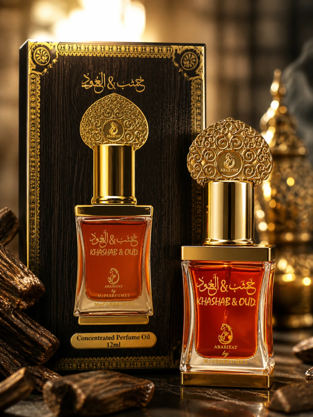 Arabiyaat Khashab & Oud Concentrated Perfume Oil 12ml