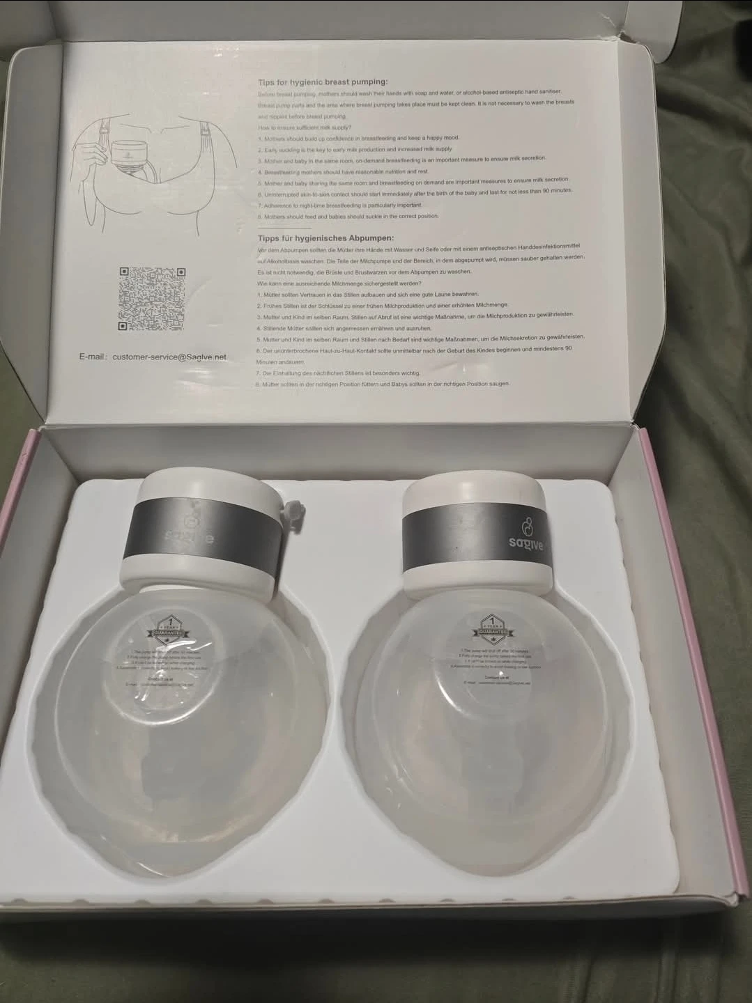 Sagiive Wearable Breast Pump ABP-1506 - photo 2