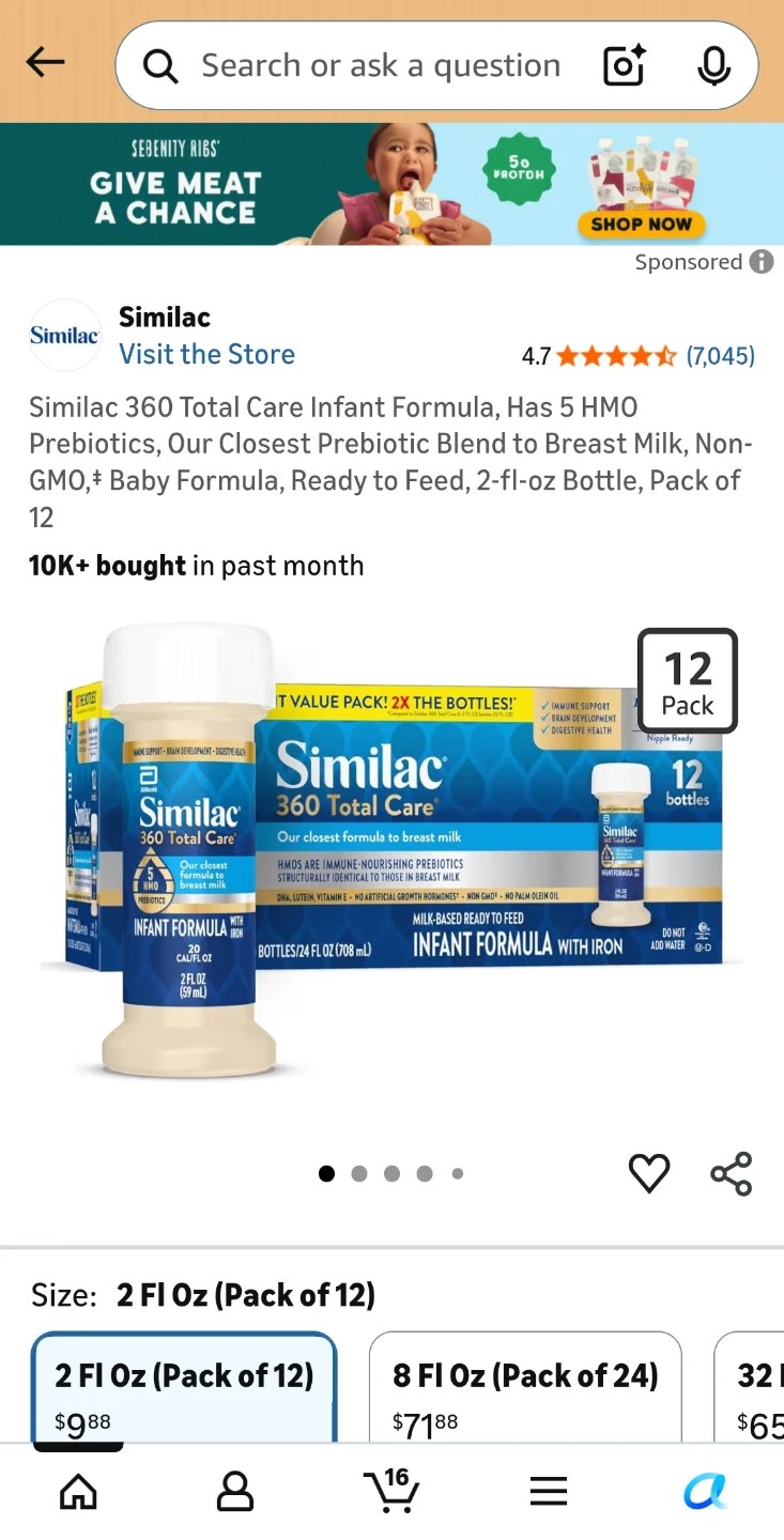 Similac 360 Total Care Infant Formula 40 Bottles w/ nipples - photo 3
