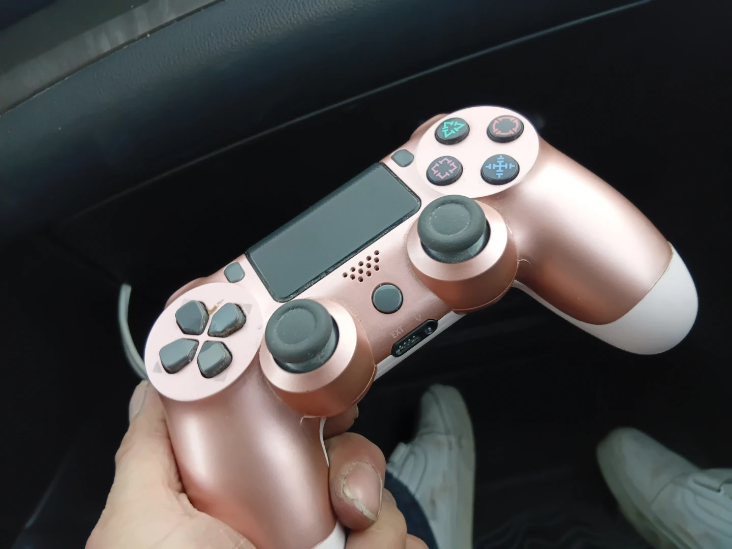 Rose Gold Wireless Controller for PS4 - photo 2