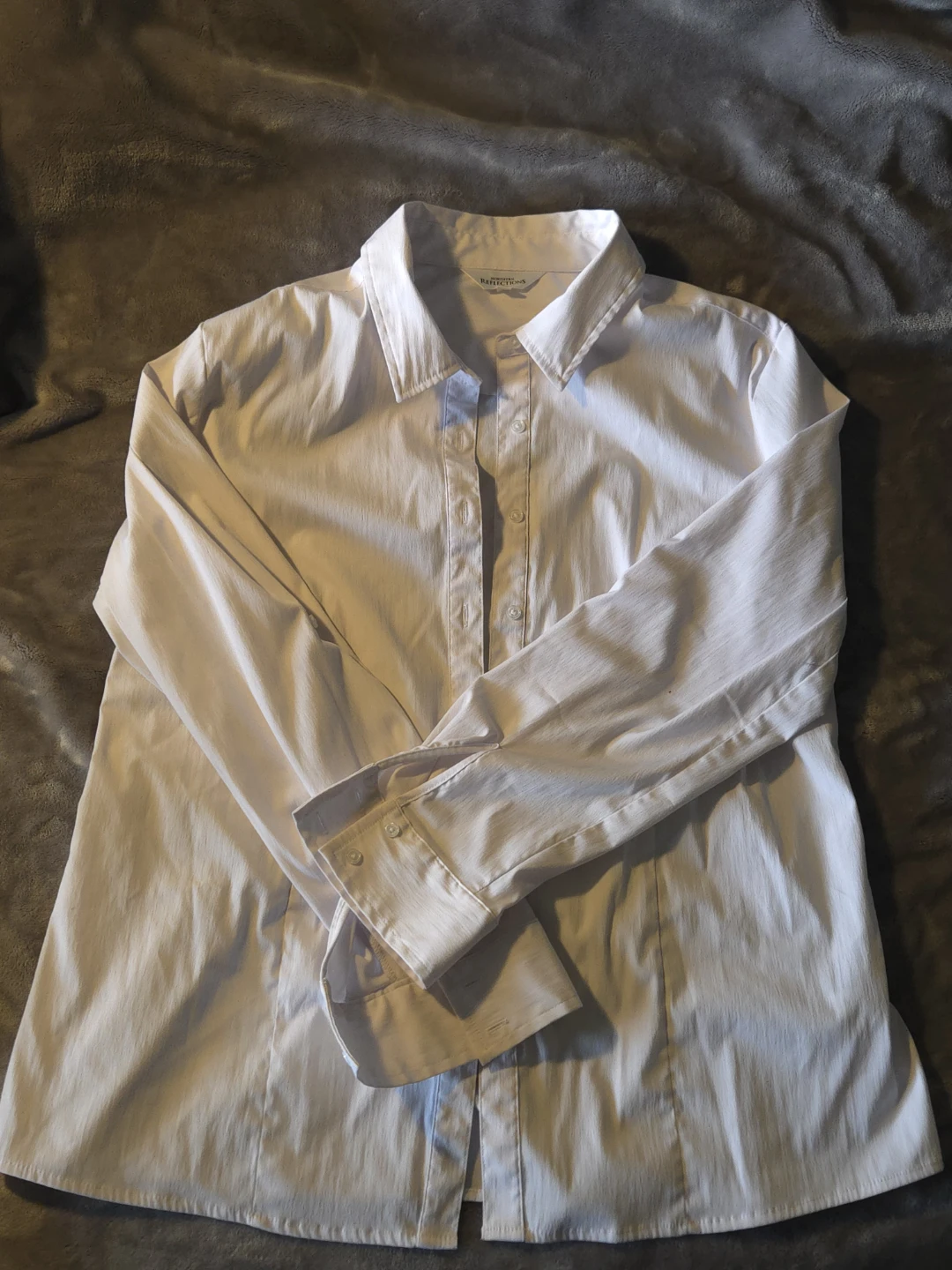 Northern Reflections White Button-Up Shirt - XL