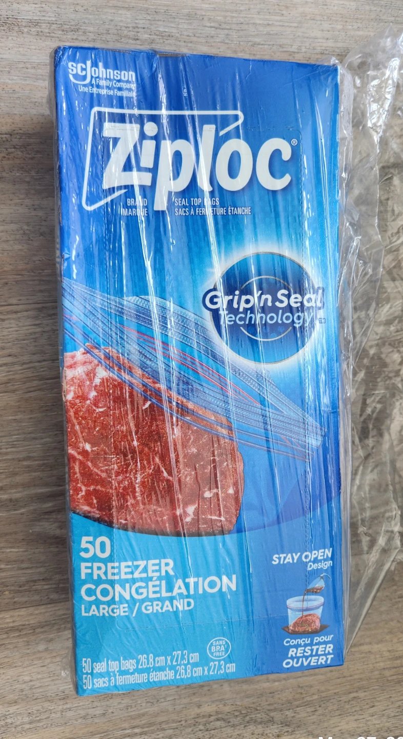 Ziploc Large Freezer Bags - 50 Count - Brand New - $8 OBO