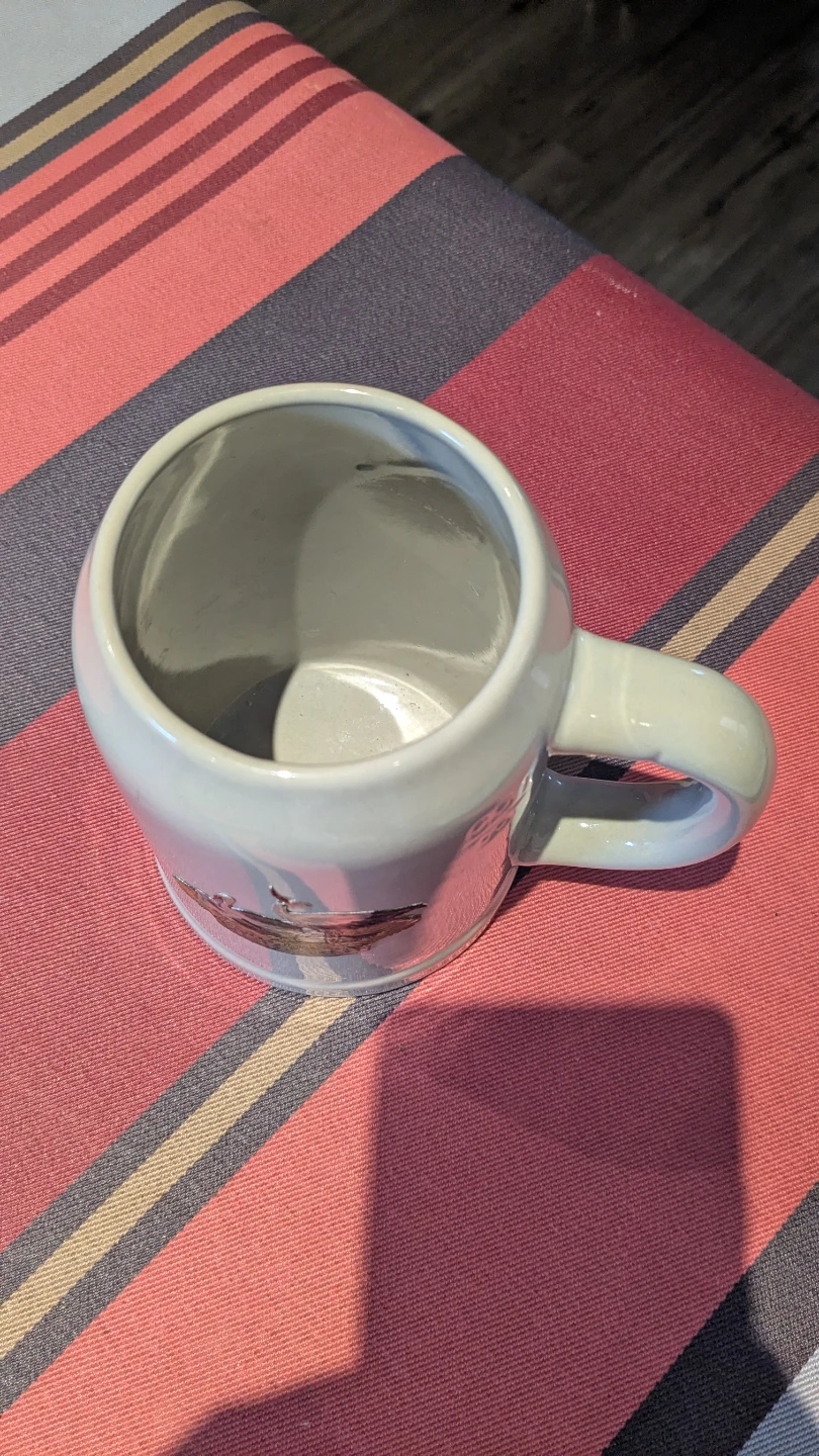 Ceramic Beer Stein with Stork Design - photo 2