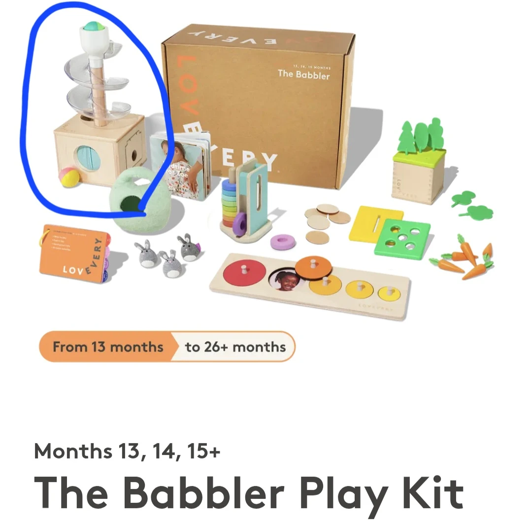 Lovevery Montessori Toy Baby Play Kit Set 5 months to 18+ - photo 4