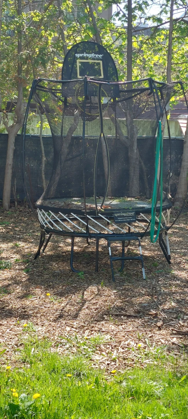 Springfree Trampoline with Basketball Hoop