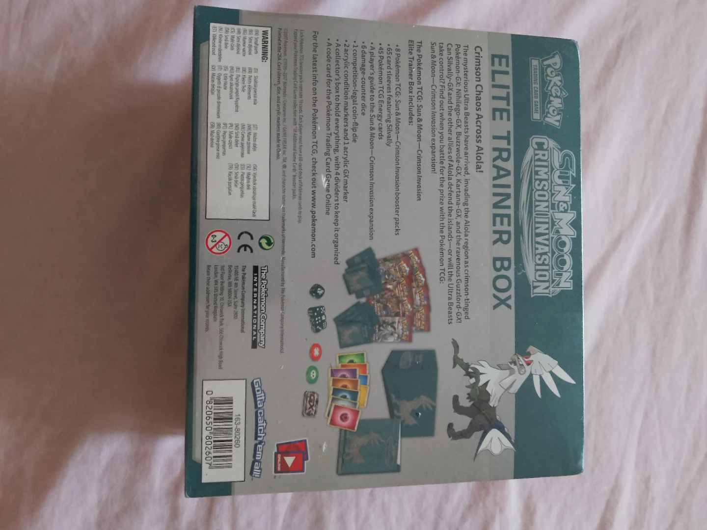 Pokemon TCG Sun & Moon Crimson Invasion etb*Sealed* - photo 3
