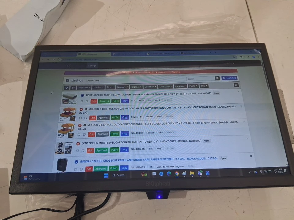 SKitphrati 20" Monitor with VGA/HDMI/rca - 60hz - 1600 x 900 - photo 3