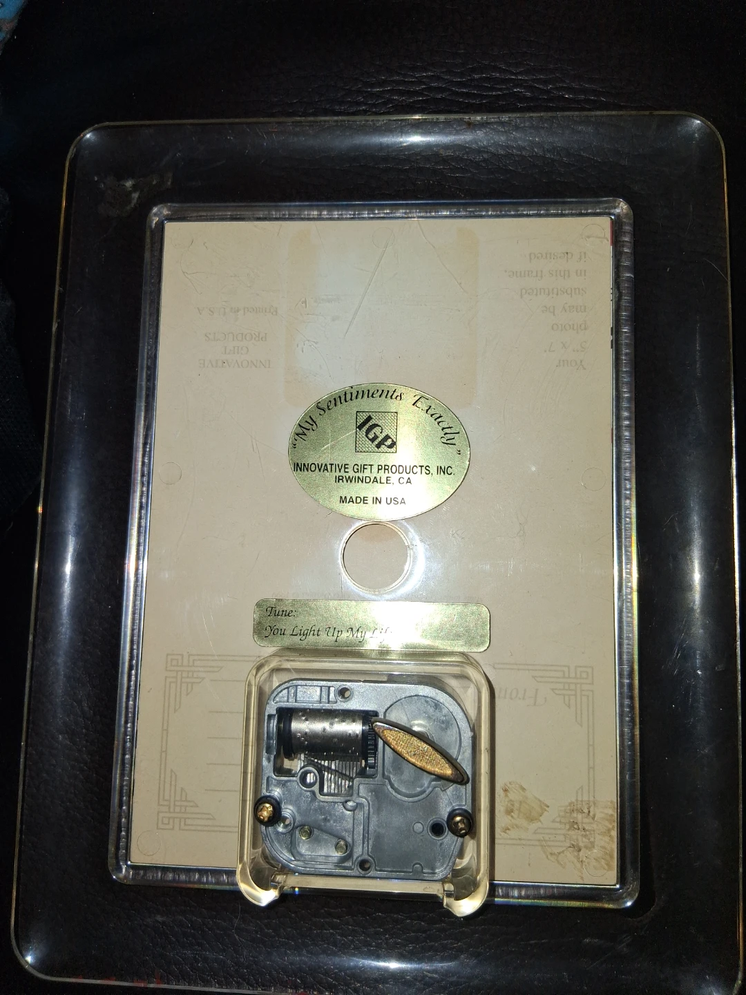 JGP Innovative "You Light Up My Life" Musical Picture Frame - photo 2