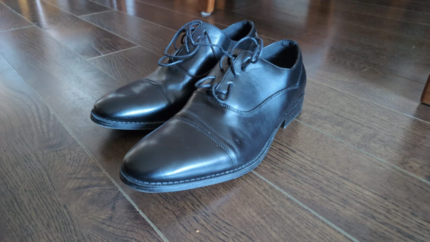Black "Half Time" Oxford Dress Shoes - photo 3
