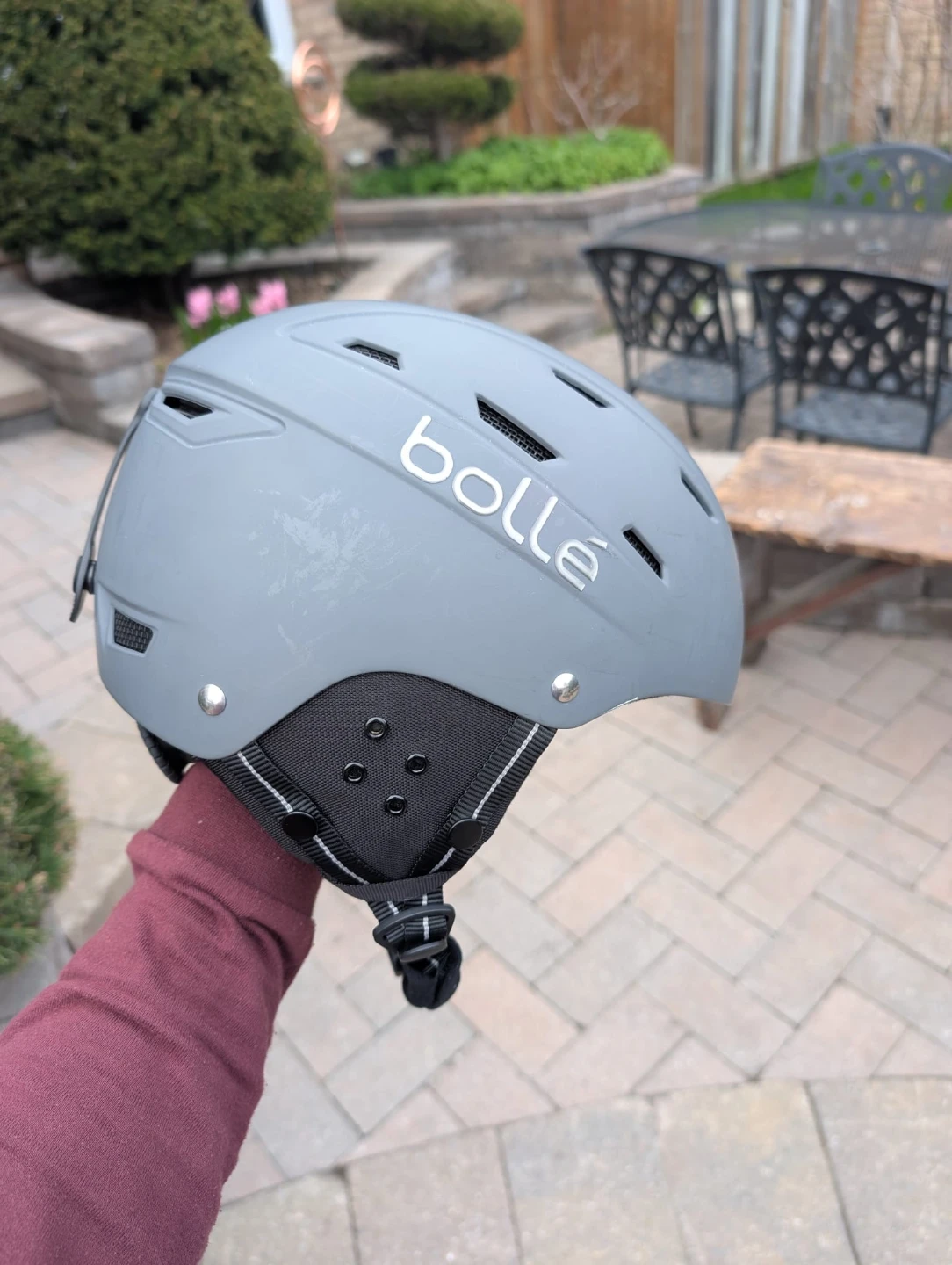Bolle Junior Ski snowboard Helmet - Grey 53-57 cm