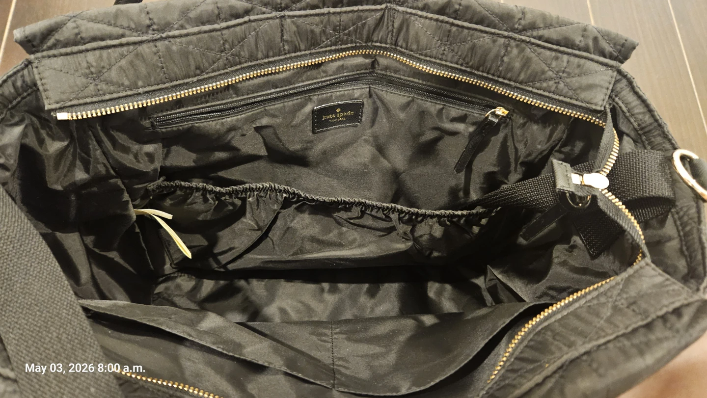 Kate Spade Black Nylon Baby Bag - photo 2