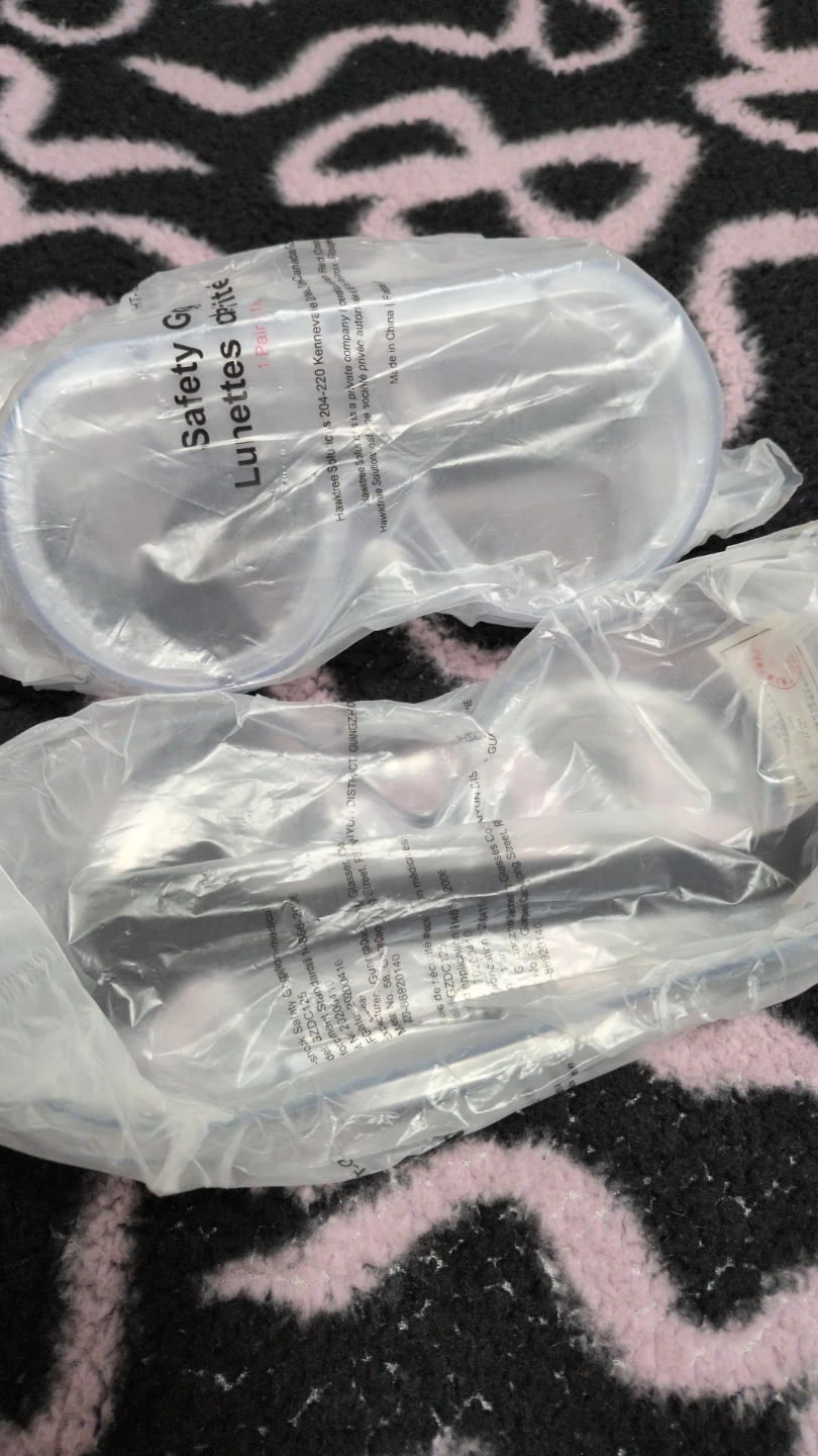 Safety Glasses / Lunettes de sécurité