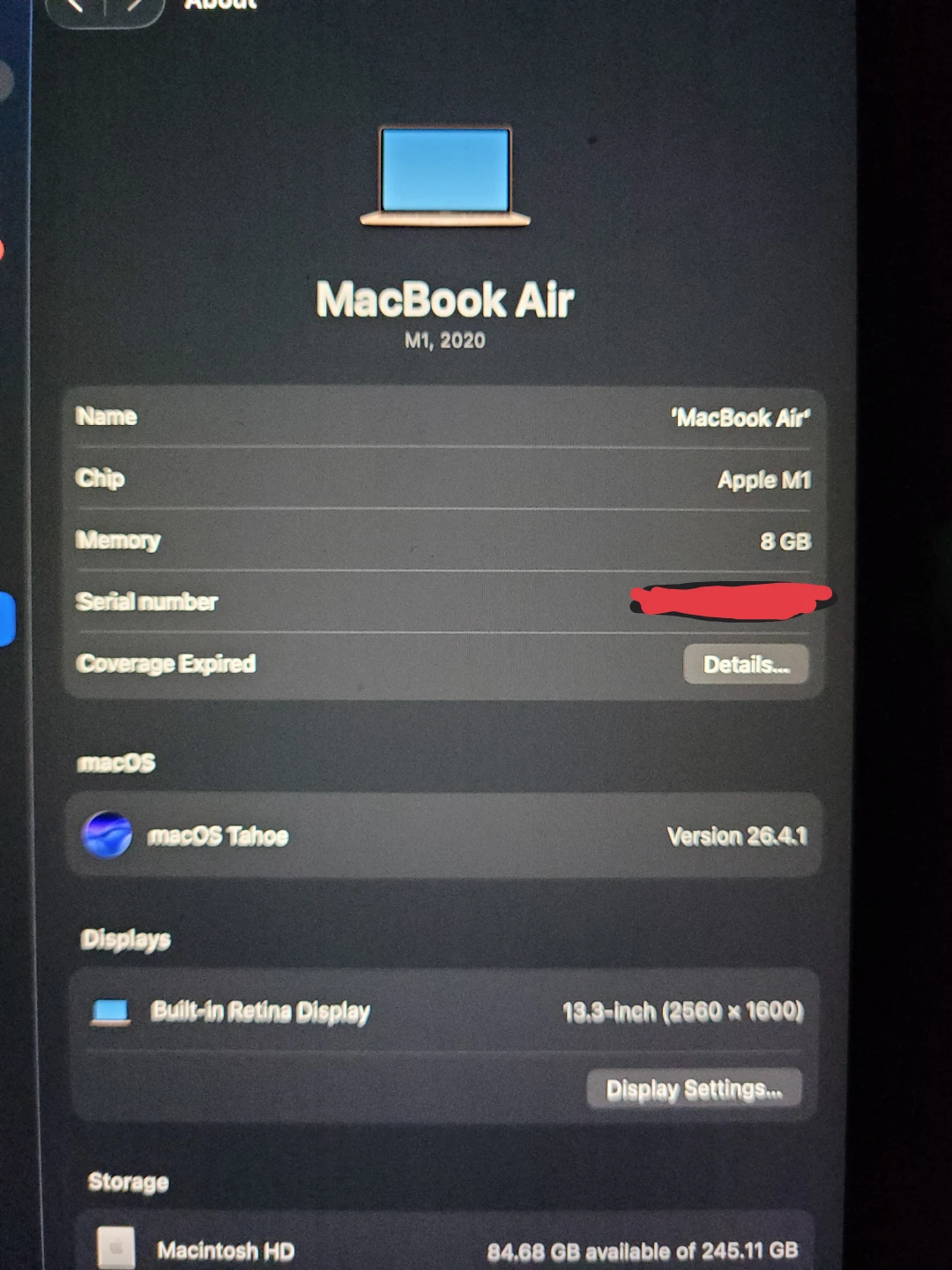 M1 MacBook Air 2020 - photo 3