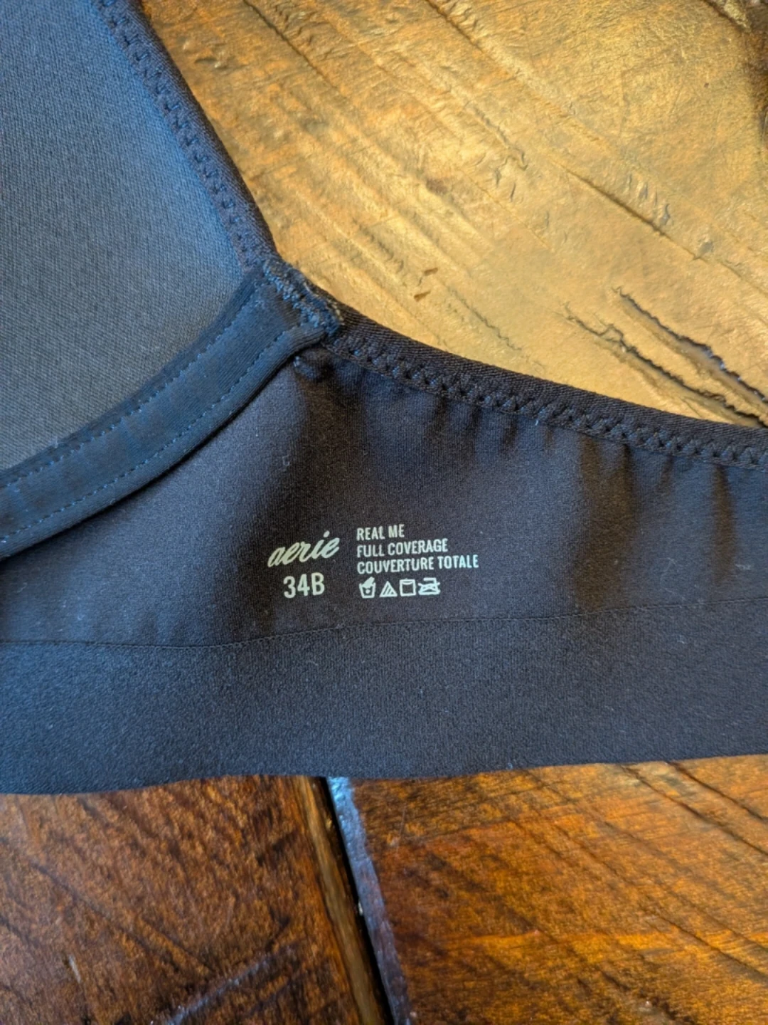 Aerie Real Me Black Full Coverage Bra 34B - photo 3