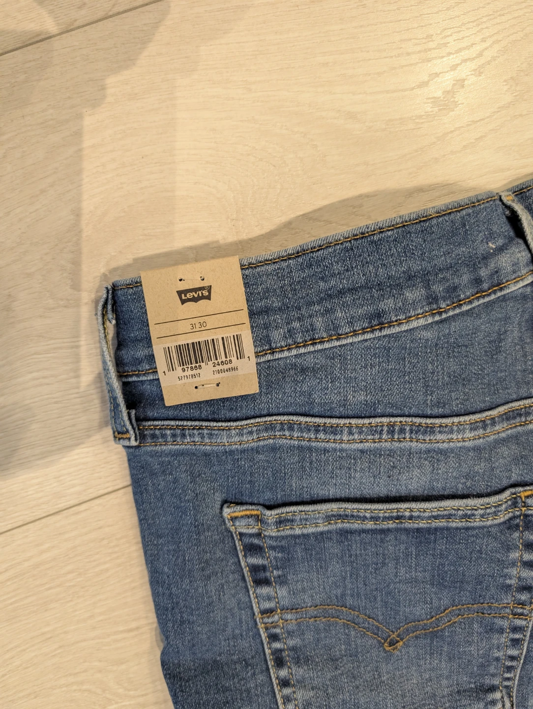 Levi's 720 High Rise Super Skinny Jeans Size 31/30 - photo 2