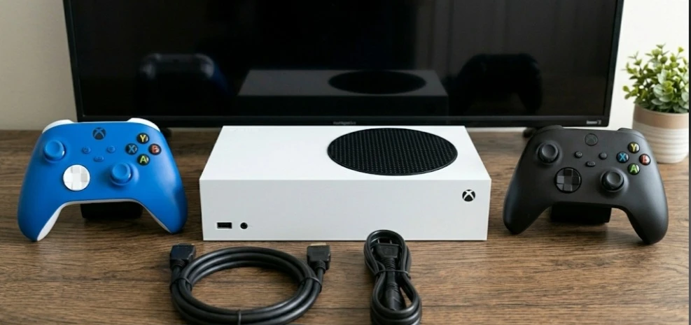 Xbox Series S + 2 controlles + batteries - photo 4