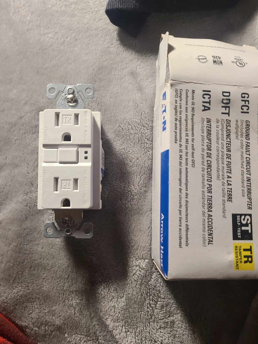 Eaton Arrow Hart GFCI Ground Fault Circuit Interrupter - photo 2