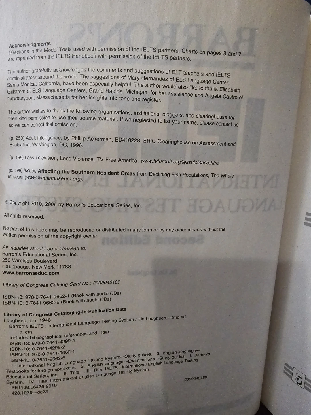 Barron's IELTS International English Language Testing System - photo 2