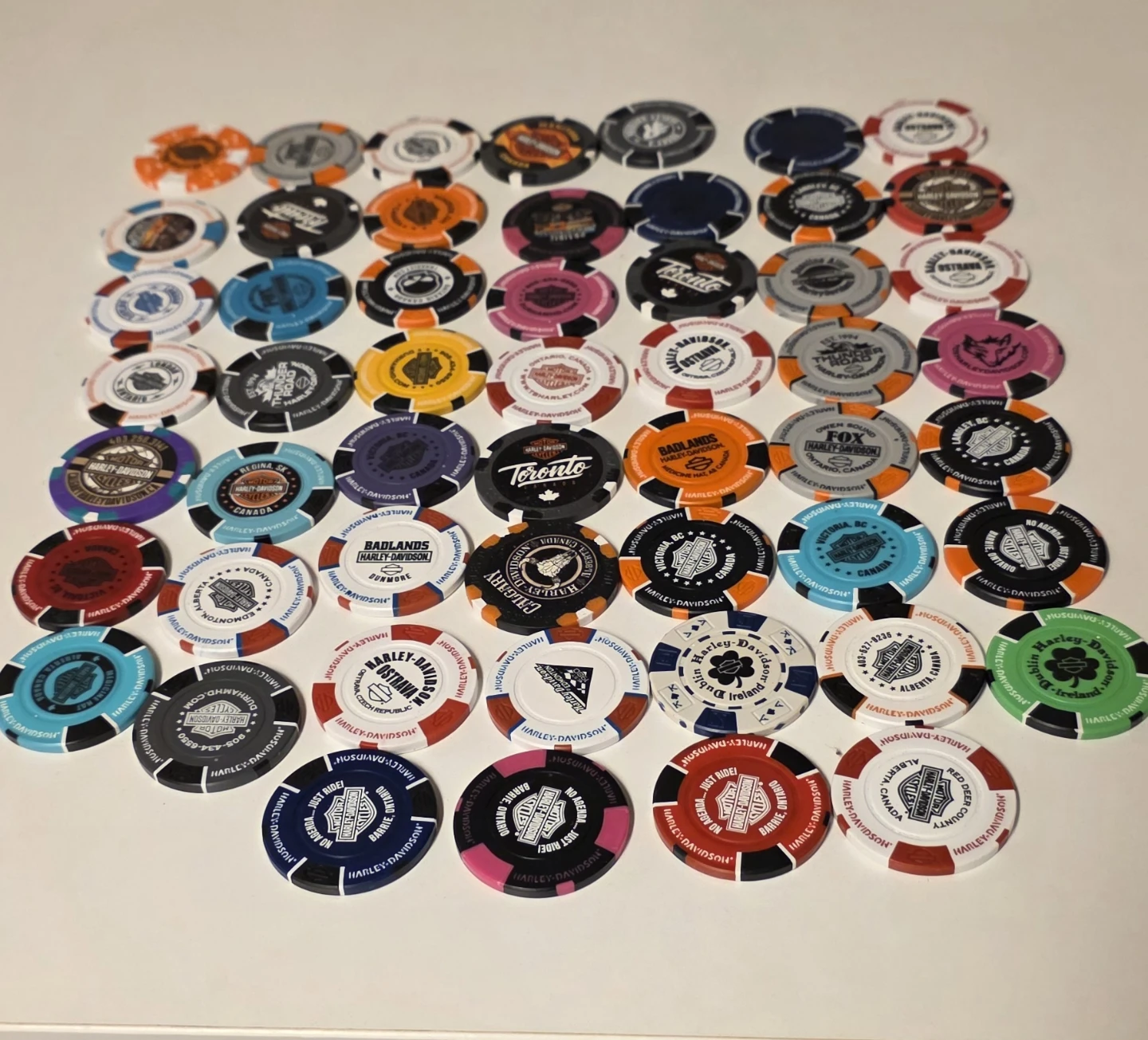 Harley-Davidson Poker Chips Collection
