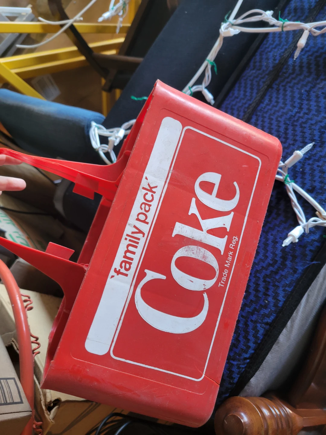Vintage coca-cola family pack bottle carrier