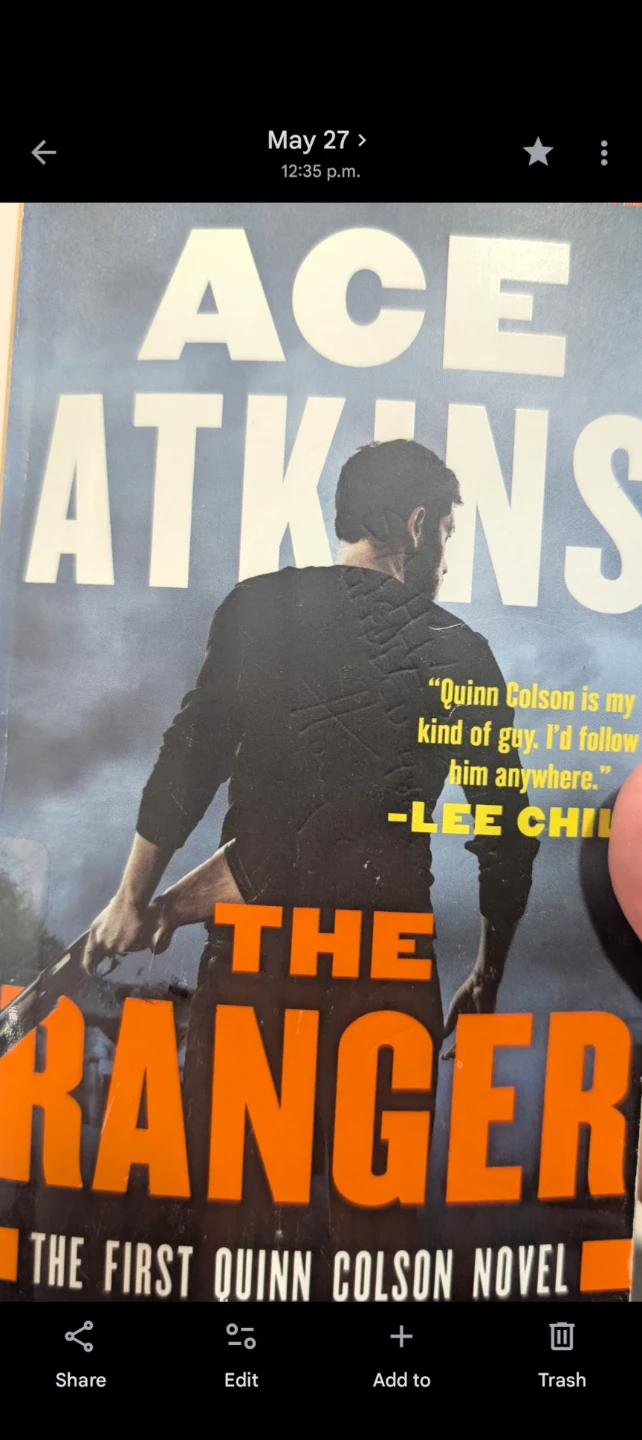 Novel - The Ranger by Ace Atkins