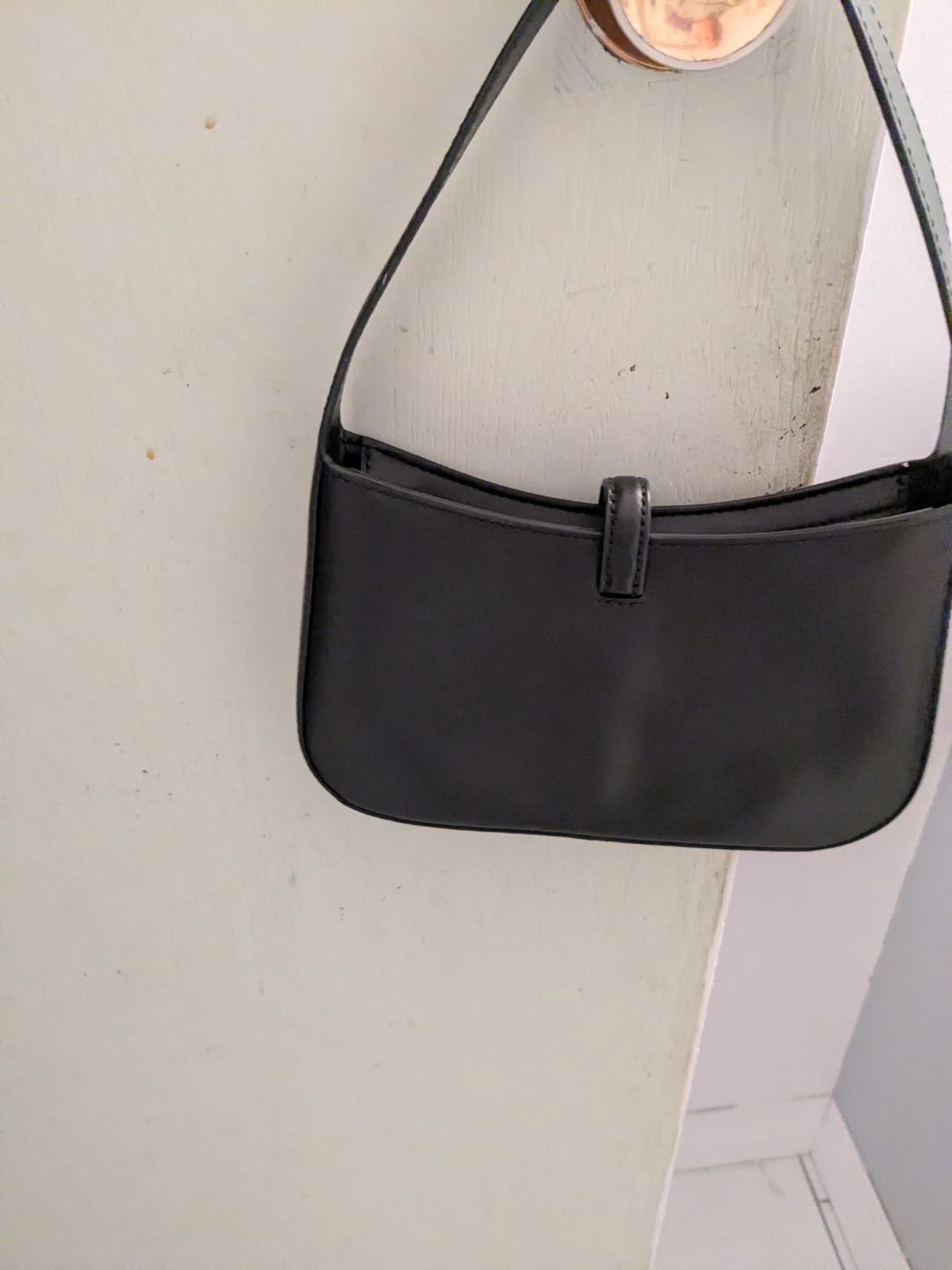Michael Kors  Mini  Black Leather Shoulder Bag  authentic - photo 2