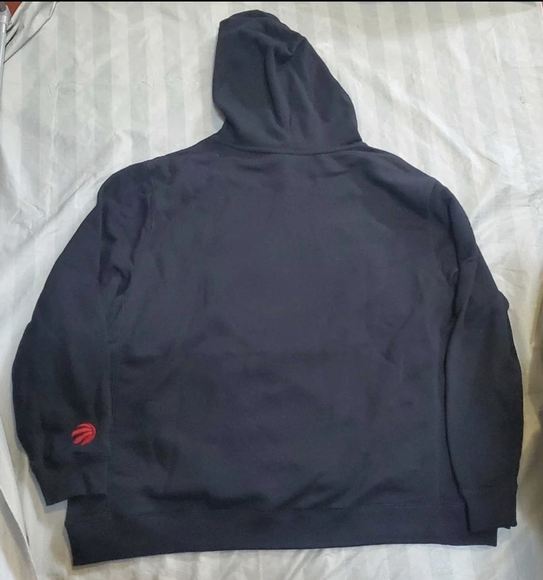 2 New Toronto Raptors embroidered hoodies sz XXL - photo 4