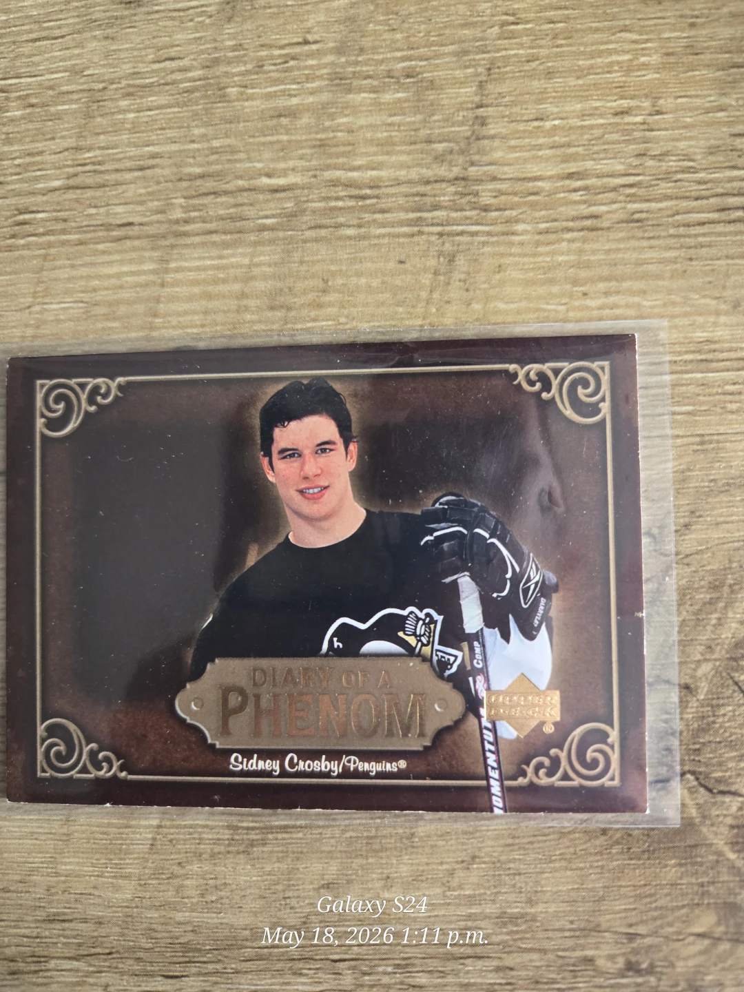 Sidney Crosby "Diary of a Phenom" Hockey Card - photo 3