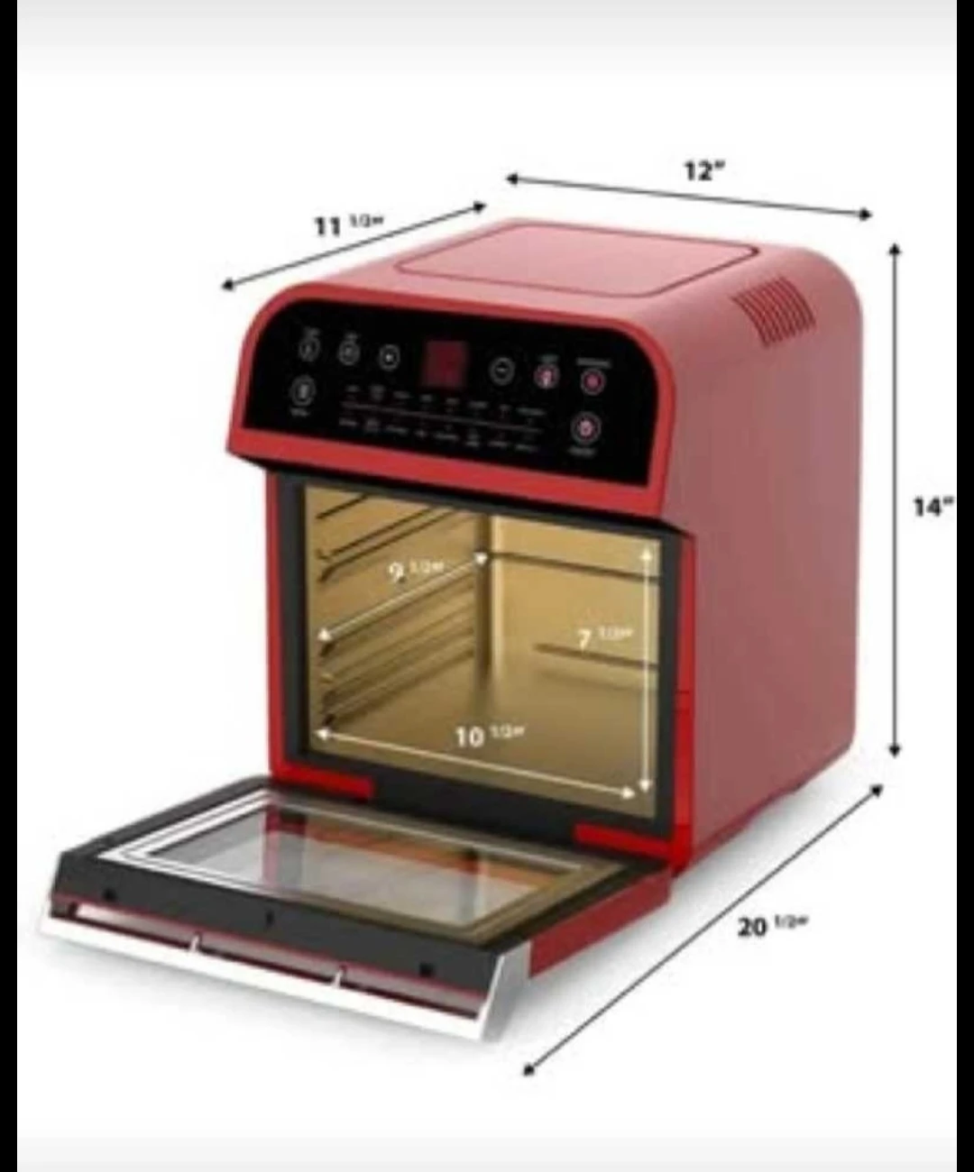 GoWISE USA GW44801 Deluxe 12.7-Quarts 15-in-1 Electric - photo 2