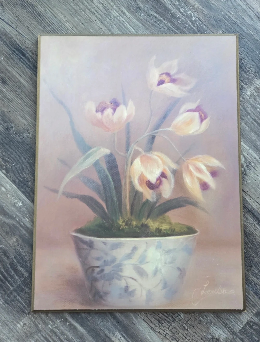 Floral Painting in Decorative Pot - photo 3