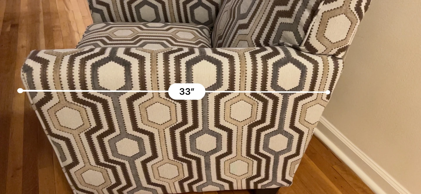 Accent Chair with Geometric Pattern - photo 4