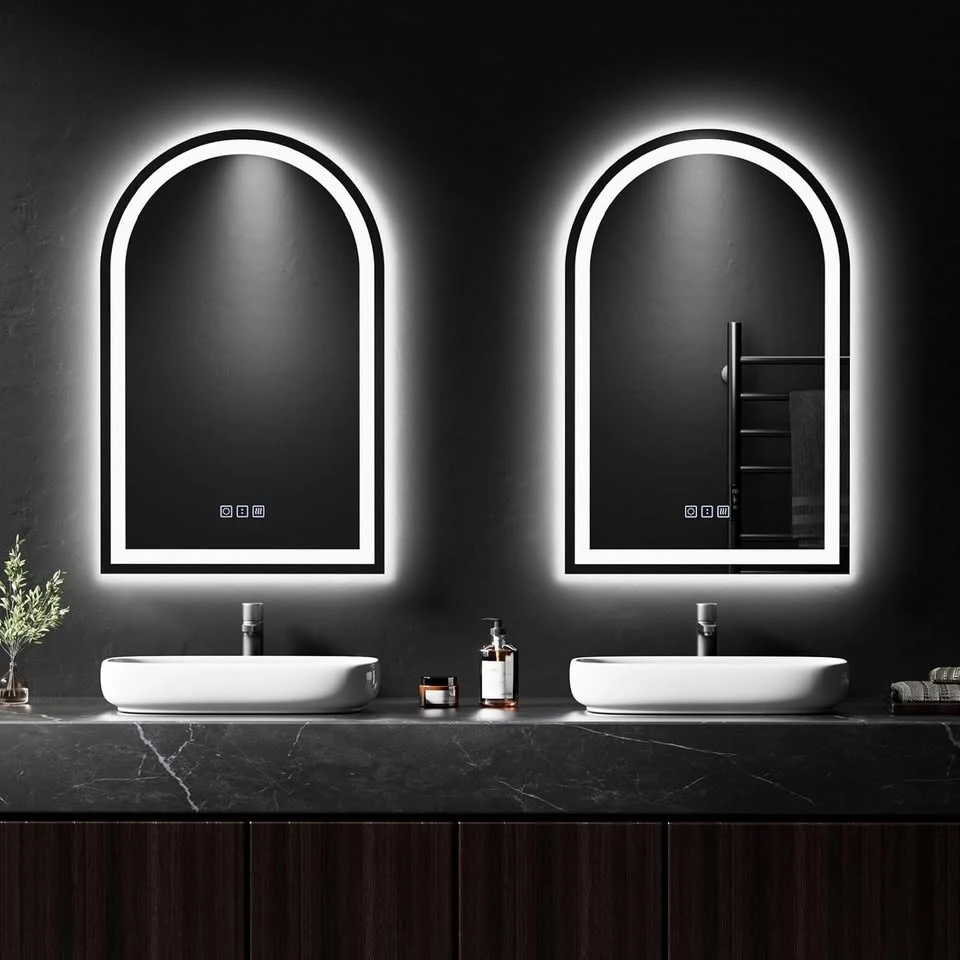 Arched LED Bathroom Mirror 28x18 - photo 4
