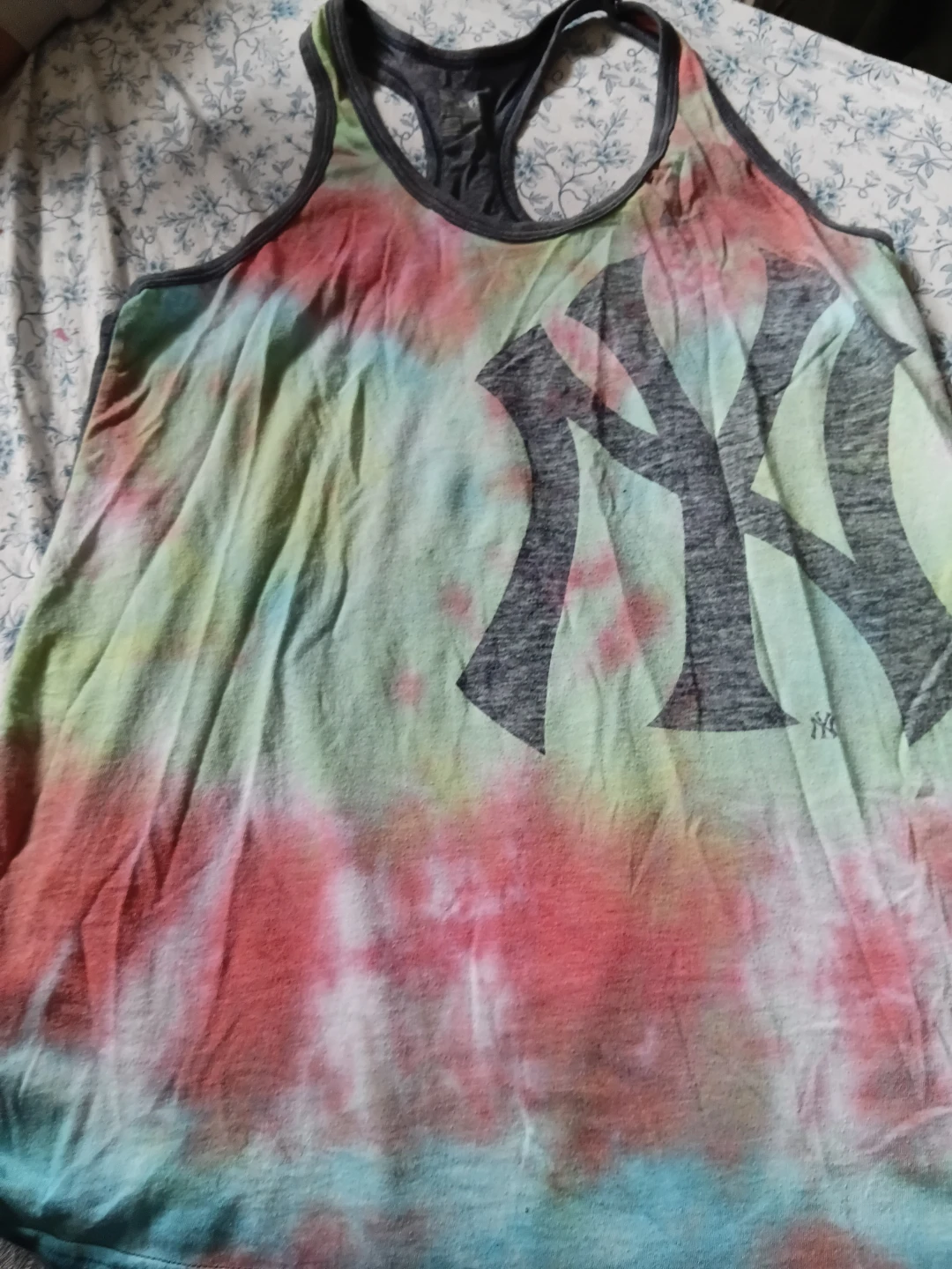 New York Yankees Tie-Dye Tank Top